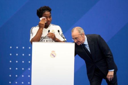 Endrick, noul pusti-minune din Brazilia, prezentat in lacrimi la Real Madrid: Nu am cuvinte