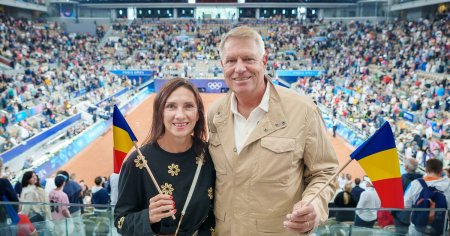 Klaus Iohannis, alaturi de echipa olimpica, la Paris: Felicitari sportivilor nostri! Hai, TeamRomania! FOTO