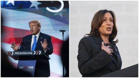 Harris spune ca este outsider, Trump trece la ofensiva