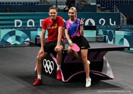 Tenis de masa: Bernadette Szocs si Ovidiu Ionescu obtin calificarea in sferturi la dublu mixt