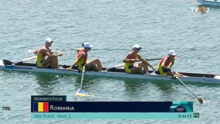 Team Romania - Echipajul de patru rame feminin s-a calificat direct in finala de la Paris 2024