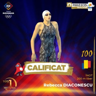 Paris 2024 - <span style='background:#EDF514'>REBECCA</span> Diaconescu a terminat semifinala probei de 200 m liber pe locul 8