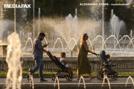 Canicula in Bucuresti luni. Temperaturile maxime vor ajunge la 36 de grade