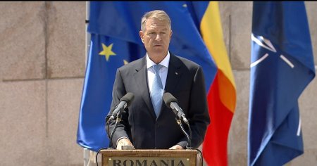 Iohannis: Fie ca intonarea Imnului National sa ne readuca in inimi mesajul de libertate