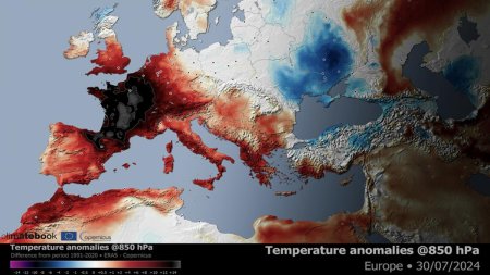 Europa de Vest se confrunta cu un val de caldura extrema, in toiul Jocurilor Olimpice: Saptamana aceasta se anunta canicula severa