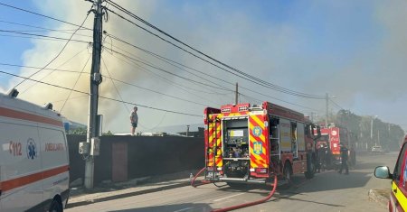 Incendiu la un azil de batrani din Tulcea.  A fost activat Planul Rosu de Interventie VIDEO