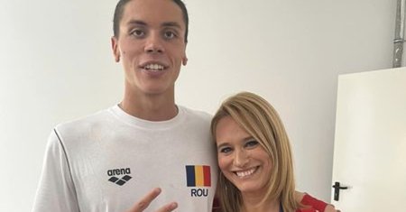 Andreea Esca, mesaj pentru David Popovici, dupa obtinerea titlului olimpic la proba de 200 m liber: Meriti cu varf si indesat!