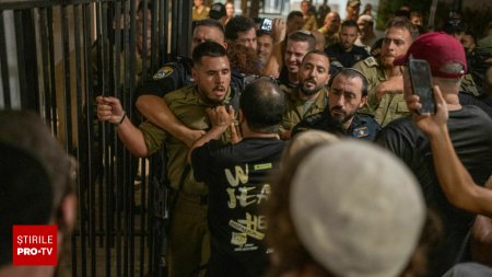 Proteste in Israel. Mai multi soldati, arestati pentru agresarea sexuala a unui detinut palestinian | GALERIE FOTO