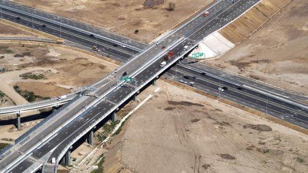 De la Pitesti la Constanta, doar pe autostrada: Azi va fi inaugurat primul nod rutier dintre doua autostrazi, in sudul Bucurestiului