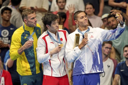 David Popovici, medalie de bronz in proba de 100 m liber la Jocurile Olimpice de la Paris