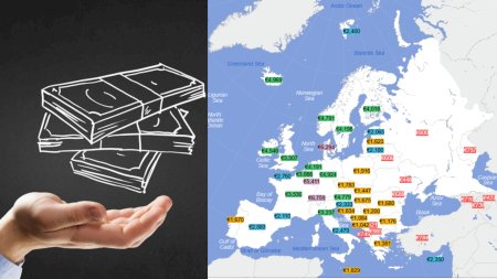 Salariul mediu brut din Romania depaseste Grecia, Portugalia si Slovacia, dar cu ce raman romanii in mana este ingrijorator