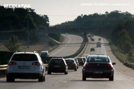 Carambol cu opt masini pe Autostrada Soarelui, in apropiere de Pod Fetesti