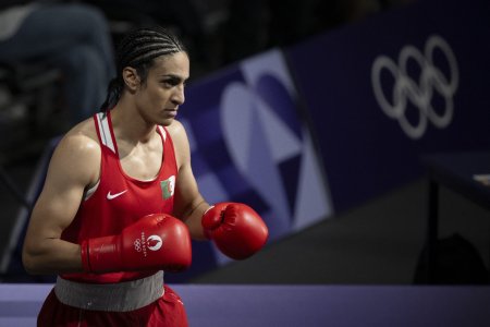 CIO o apara pe pugilista Imane Khelif dupa controverse la JO 2024: Oricine are dreptul de a practica un sport fara <span style='background:#EDF514'>DISCRIMINARE</span>