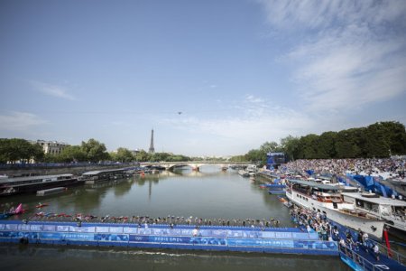 Antrenament de triatlon anulat din cauza poluarii Senei