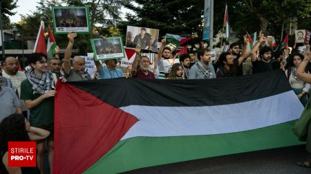 Israel asasin, afara din Palestina. Mii de oameni au protestat in Istanbul fata de asasinarea liderului politic al Hamas