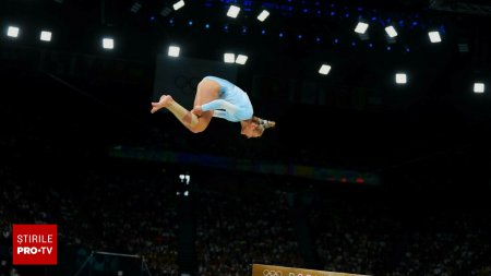 JO 2024. Sabrina Maneca Voinea, locul 8 in finala la barna, dupa ce a cazut de doua ori. Cine a luat aurul olimpic. FOTO