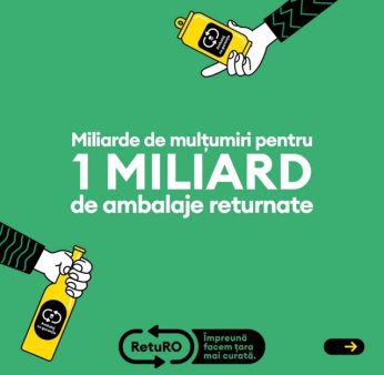 Ministrul mediului: un miliard de ambalaje au fost colectate prin Sistemul de Garantie-Returnare