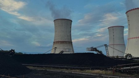 Ministrul Energiei a verificat stocurile de carbune pentru iarna. Burduja a fost la cariera unde s-a produs o alunecare de teren