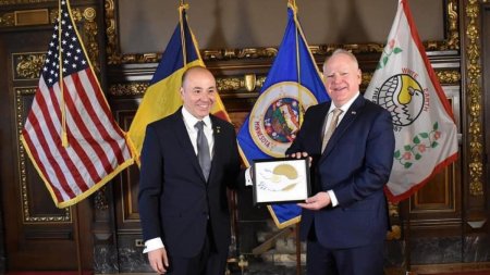 Ambasadorul Romaniei in SUA il felicita pe Tim Walz: A avut doar cuvinte de apreciere despre tara noastra