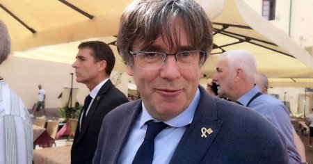 Carles Puigdemont s-a intors in Spania in aplauzele sustinatorilor sai. Liderul separatist risca sa faca inchisoare VIDEO