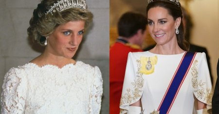 Motivul pentru care Kate Middleton nu poarta tipul de rochie adorat de Printesa Diana. Regula pe care o respecta sotia Printului William