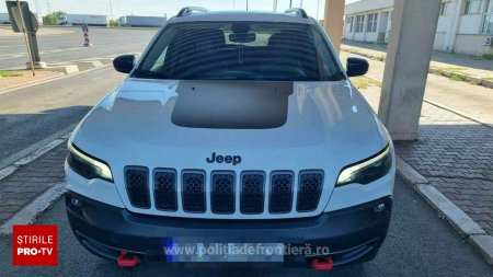 A vrut sa iasa din tara cu un <span style='background:#EDF514'>JEEP</span> de 50.000 de euro, dar a fost oprit de politistii din Giurgiu. Ce au descoperit