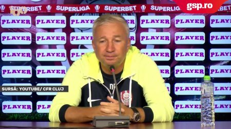 Dan Petrescu prefateaza meciul CFR Cluj - Unirea Slobozia: E o finala, dar nu imi permit sa bag titularii