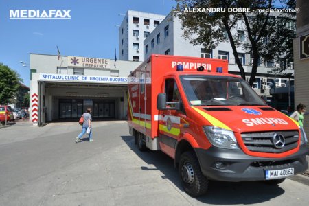 Incendiu langa Spitalul Floreasca. Au intervenit opt autospeciale de stingere