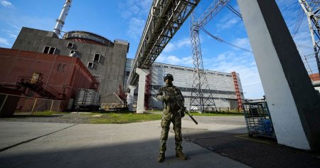 Un incendiu masiv s-a declansat in sistemul de racire al centralei nucleare de la Zaporojie VIDEO