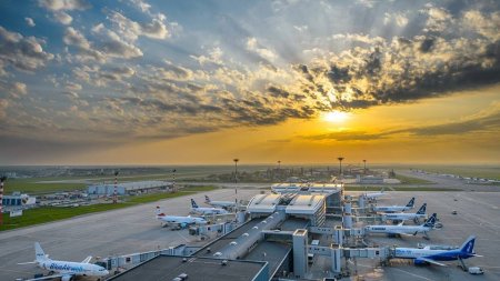 Trafic aerian in crestere pe aeroporturile din Romania: Aeroportul Otopeni domina clasamentul