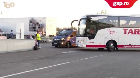 FCSB - Sparta Praga » <span style='background:#EDF514'>CEHII</span> au sosit la stadion cu 2 autocare