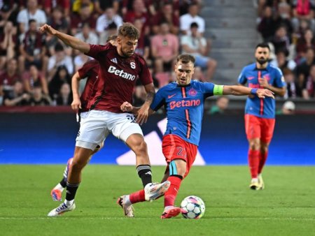 FCSB - Sparta Praga, meciul care trimite in play-off-ul Ligii Campionilor. <span style='background:#EDF514'>CEHII</span> au marcat in minutul 13