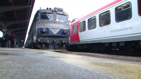 Un tren cu 28 de vagoane nu a fost lasat sa intre in Romania. Ce au descoperit autoritatile