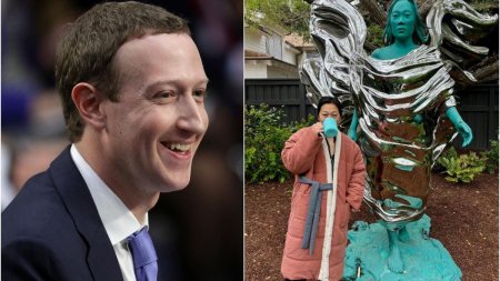 Mark Zuckerberg si-a pus in gradina o statuie romana uriasa a sotiei sale. Cum a reactionat Priscilla Chan