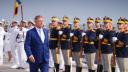 <span style='background:#EDF514'>ZIUA MARINEI</span> 2024. Klaus Iohannis si Nicolae Ciuca participa impreuna la festivitatile de la Constanta. Ciolacu se duce la manastire