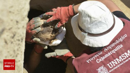 Ce au descoperit arheologii din Peru pe un teren arid din nordul tarii, care pare sa fi gazduit un templu