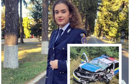 Cine este politista de 21 de ani care a murit in accidentul de la Brasov. Sindicatul Europol: Gradul de protectie al autospecialei e minim