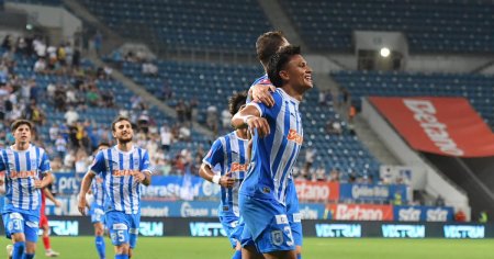 Universitatea Craiova, scorul campionatului. Oltenii sunt lideri in Superliga