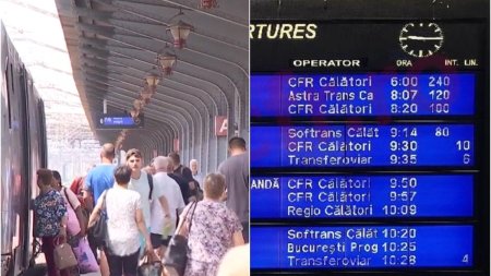 Haos pe calea ferata: Sunt intarzieri de pana la 6 ore ale trenurilor. Anuntul facut de CFR Calatori