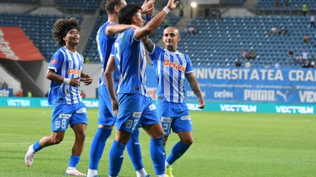 Universitatea Craiova a batut-o pe nou-promovata Gloria Buzau cu 5-1