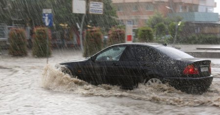 Pericol de inundatii in mai multe judete din tara. Harta zonelor in care se asteapta depasiri ale cotelor de atentie