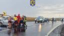 Accident cu 7 victime pe DN1, in judetul Brasov. O persoana a murit, alta este in stop cardiac. Traficul din zona este blocat