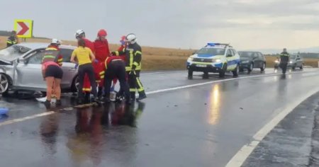 Tragedie pe DN1. Coliziune frontala intre doua masini langa Vladeni. Doua persoane au murit