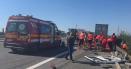 Accident grav pe Autostrada A4: 13 victime, dintre care 11 sunt incarcerate. Spital mobil si <span style='background:#EDF514'>ELICOPTER SMURD</span>, la fata locului VIDEO