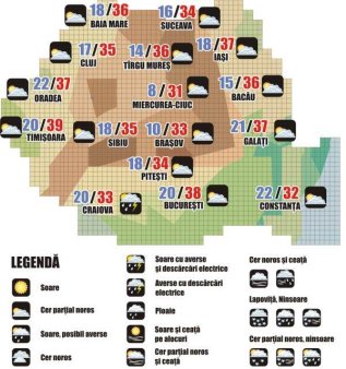 Prognoza meteo (20.08.2024 - 21.08.2024)