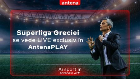 Superliga Greciei e exclusiv in AntenaPLa. Razvan Lucescu si PAOK lupta pentru a-si apara trofeul