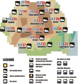 Prognoza meteo (21.08.2024 - 22.08.2024)