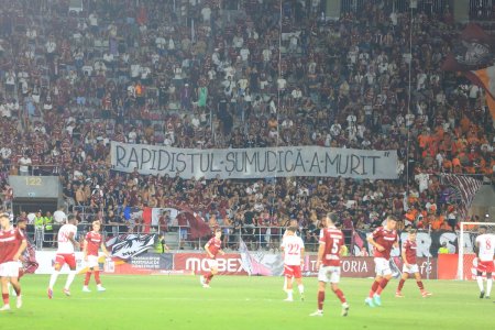 Sumudica, raspuns pentru suporterii Rapidului dupa mesajele afisate la meciul cu Dinamo