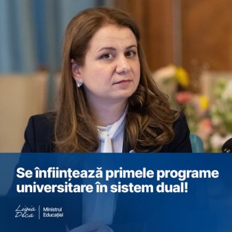 Deca: Am aprobat primele programe de studii universitare de licenta in sistem dual