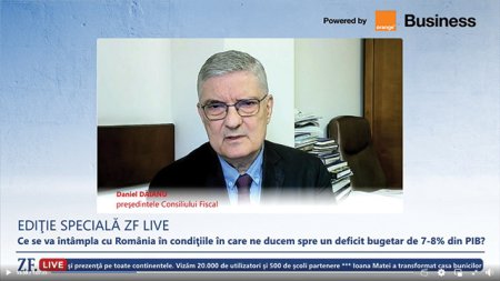 ZF Live. Daniel Daianu, presedintele Consiliului Fiscal: Ajustarea fiscala nu se poate face din scurt, nici macar in trei ani, pentru ca economia ar intra in recesiune. Comisia accepta sa o facem pe o perioada mai lunga